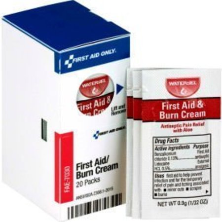 ACME UNITED First Aid Only FAE-7030 SmartCompliance Refill First Aid Burn Cream, 20/Box FAE-7030
